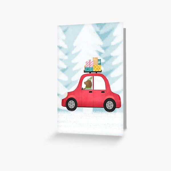 Christmas scene Greeting Card