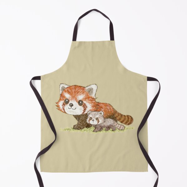 Item preview, Red panda family walking designed and sold by Toru Sanogawa.