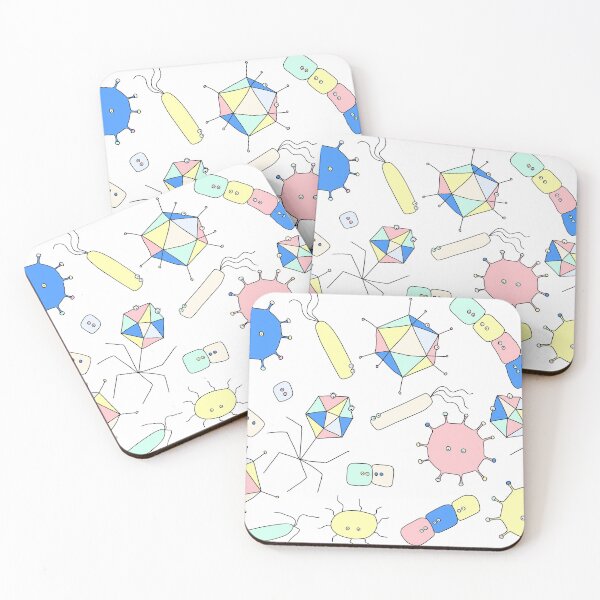Item preview, Cute Viruses and Bacteria designed and sold by fogoosherie.