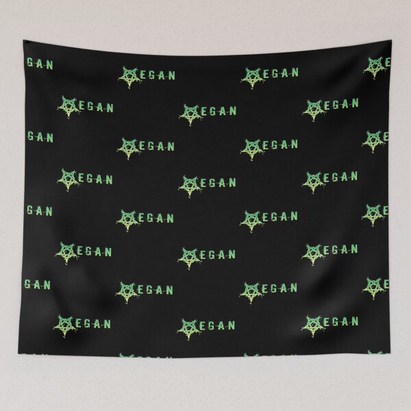 Item preview, Vegan Pentagram Green Yellow  designed and sold by AlasAHintStudio.