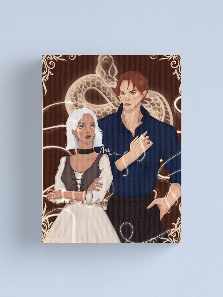 Lou le Blank and Reid Diggory from Serpent and dove Canvas Print