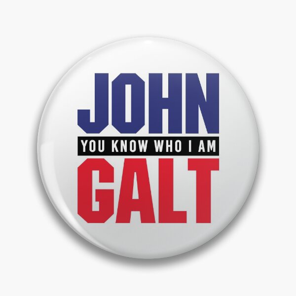 Item preview, JOHN GALT - YOU KNOW WHO I AM designed and sold by LinkunShop.