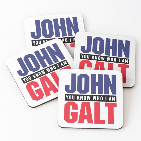 Item preview, JOHN GALT - YOU KNOW WHO I AM designed and sold by LinkunShop.