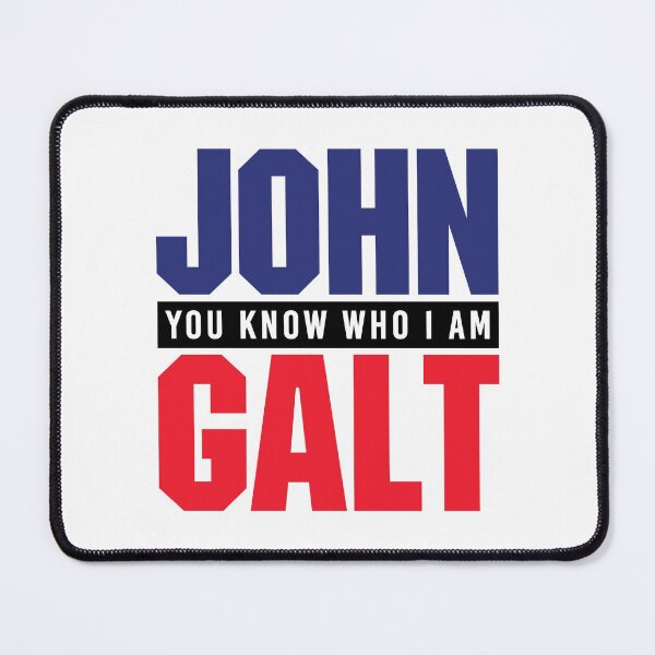 Item preview, JOHN GALT - YOU KNOW WHO I AM designed and sold by LinkunShop.