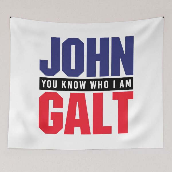 Item preview, JOHN GALT - YOU KNOW WHO I AM designed and sold by LinkunShop.