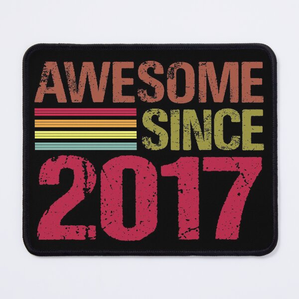 Item preview, Awesome Since 2017 Retro Vintage 4th Birthday Gift designed and sold by designbychow.