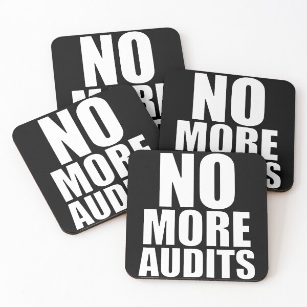 Item preview, No More Audits designed and sold by artfulnotebook.