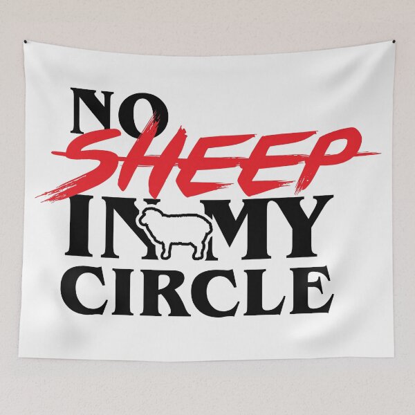 Item preview, No Sheep In My Circle designed and sold by freeman1314.