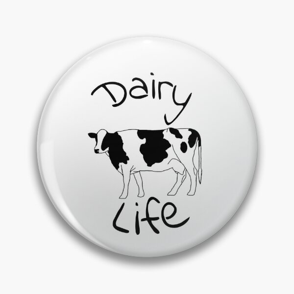 Item preview, Dairy Life Black Decal designed and sold by Ashley Gagnon.