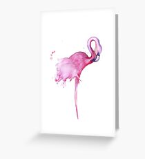 Flamingo Greeting Card