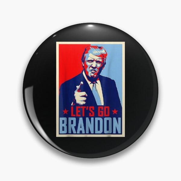 Item preview, Retro Vintsge Let's Go Brandon Trump Poster Joe Biden Chant designed and sold by lakismorto.