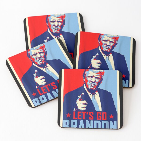 Item preview, Retro Vintsge Let's Go Brandon Trump Poster Joe Biden Chant designed and sold by lakismorto.