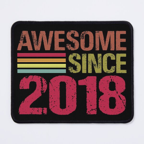 Item preview, Awesome Since 2018 Retro Vintage 3rd Birthday Gift designed and sold by designbychow.