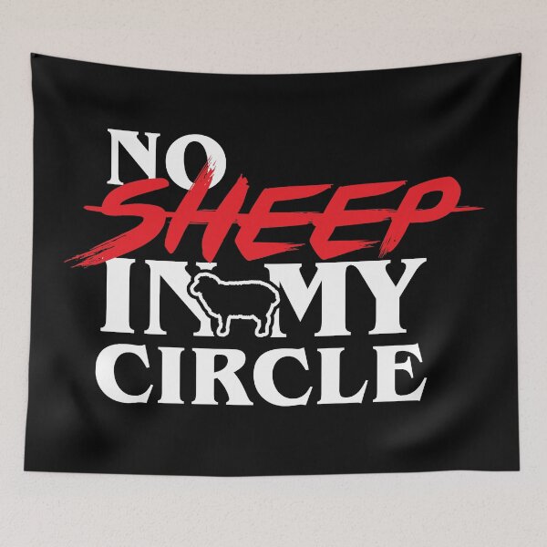 Item preview, No Sheep In My Circle designed and sold by freeman1314.