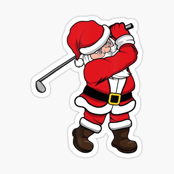 Item preview, Christmas Golf Santa Claus Playing Golf designed and sold by mariamontemaxwn.