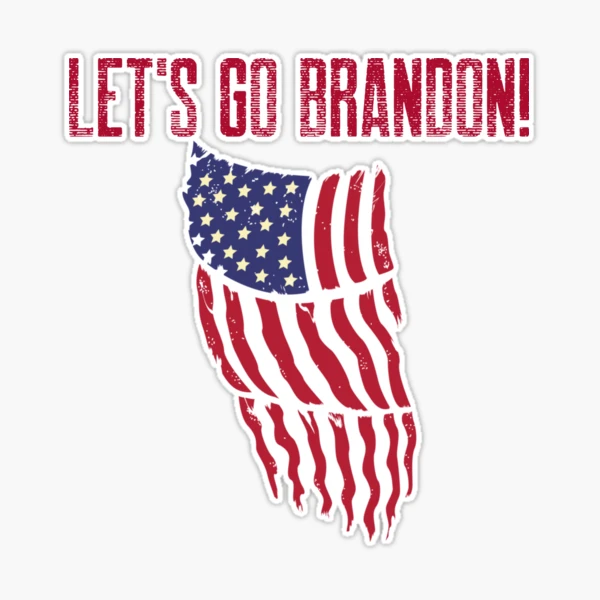 Lets Go Brandon (biden) Window Decal Sticker, Custom Made In the USA