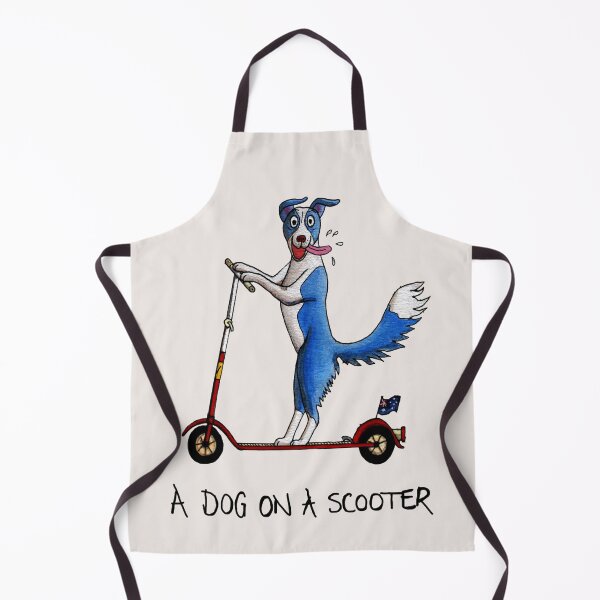 Item preview, A Dog on a Scooter designed and sold by Laural Retz.