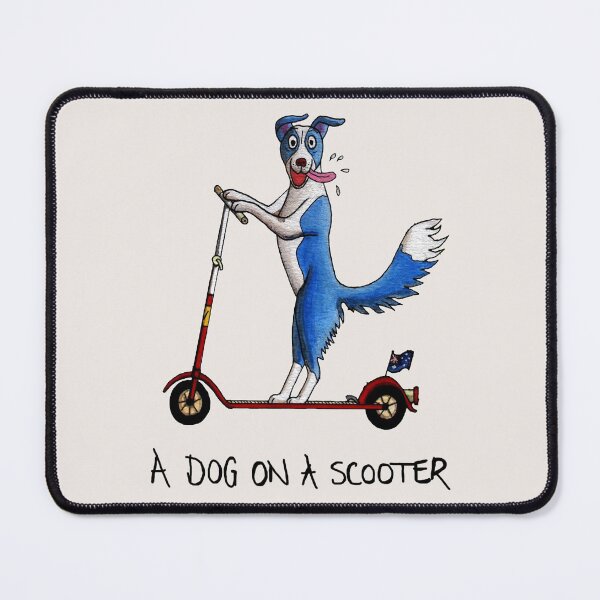 Item preview, A Dog on a Scooter designed and sold by Laural Retz.