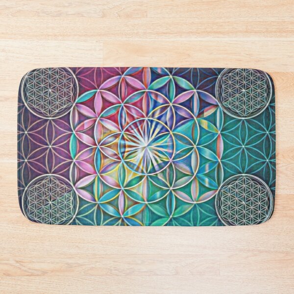 Item preview, Flower of Life Sacred Geometry Mandala  designed and sold by shantilovesart.