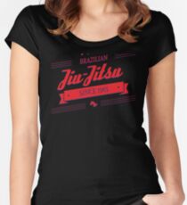 BJJ 3D Banner Women's Fitted Scoop T-Shirt