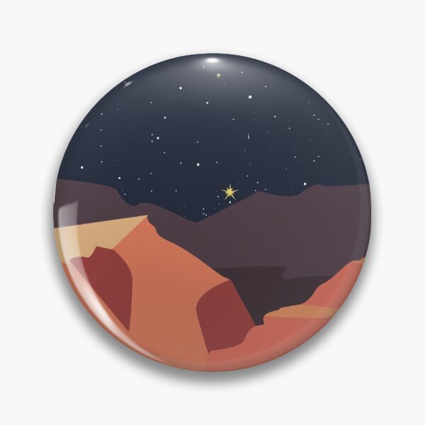 Item preview, Midnight Sky Sticker designed and sold by RedPandora.