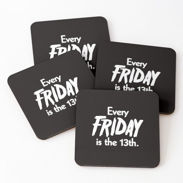 Item preview, Every Friday is the 13th White designed and sold by DeadlyThreads.
