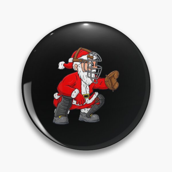 Artikelvorschau, Weihnachten Weihnachtsmann Baseball Catcher Jungen Mädchen Kinder Weihnachten entworfen und verkauft von mariamontemaxwn.
