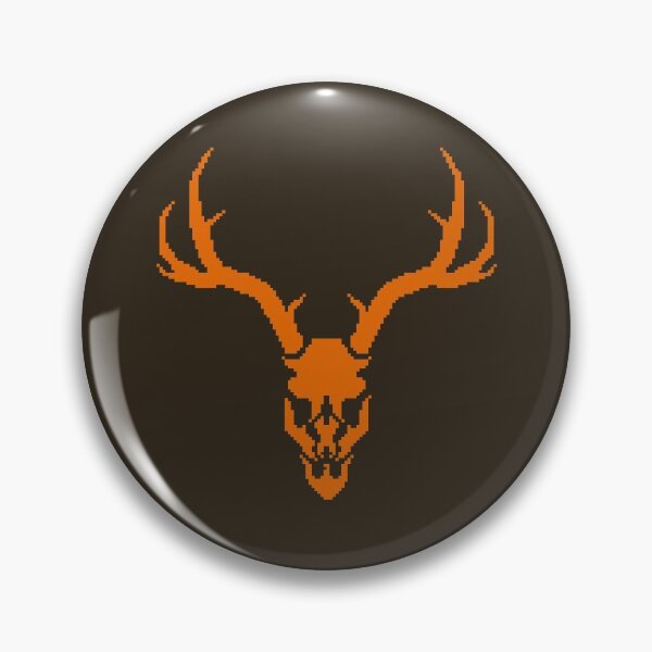 Item preview, Pixelated Antler Skull designed and sold by PixelStreet.
