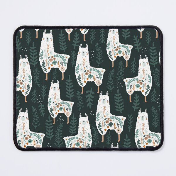 Item preview, Leaves Llama Seamless Pattern designed and sold by LittleFunky79.