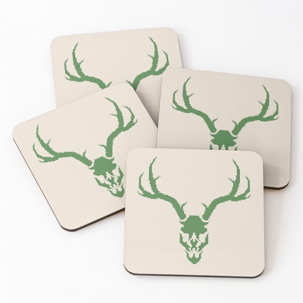 Item preview, Copy of Pixelated Antler Skull designed and sold by PixelStreet.