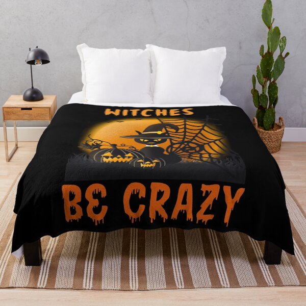 Item preview, Funny Halloween Witches Be Crazy Cat designed and sold by Fabvity.