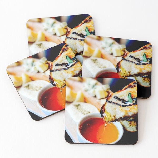 Item preview, Cheese Board with Bread with Balsamic Glaze Dripping with Honey  designed and sold by Happykale.