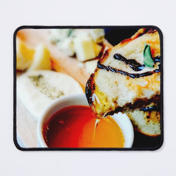Item preview, Cheese Board with Bread with Balsamic Glaze Dripping with Honey  designed and sold by Happykale.