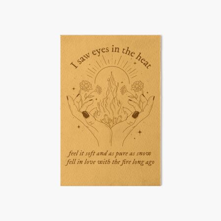 8 ways to say i love you according to Hozier Art Board Print for Sale by  Ashleyshvr