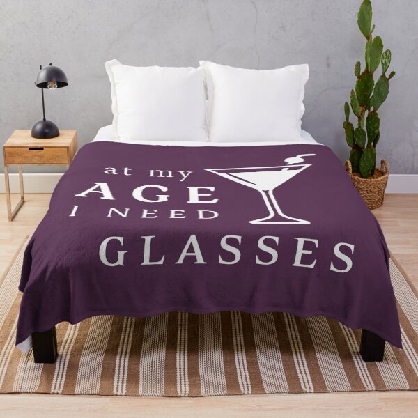 Item preview, At My Age I Need Glasses, Cocktail Day, Aging Gift,Friday Cocktail |  designed and sold by Boom-llqb.