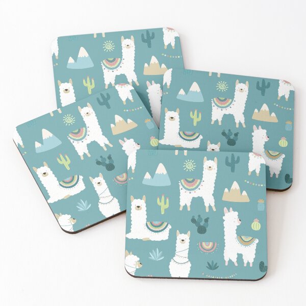 Item preview, Llama Cactus Sun Doodle Pattern designed and sold by LittleFunky79.