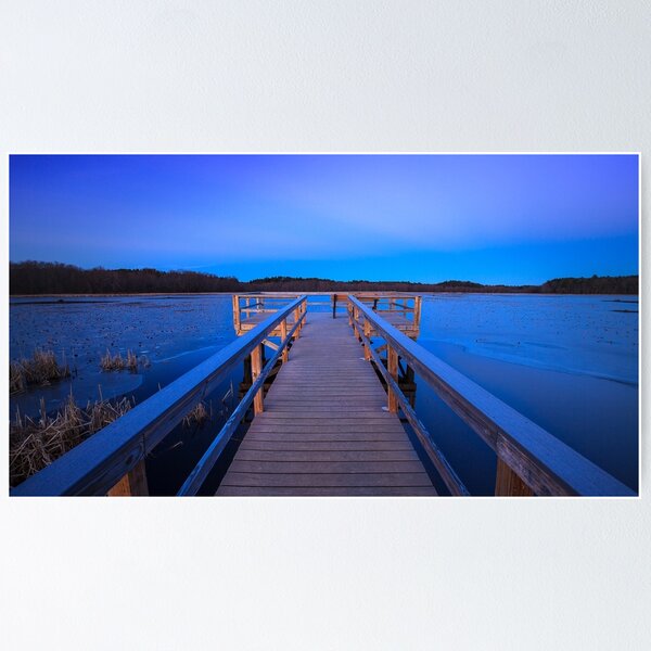 Item preview, Boardwalk to a frozen horizon designed and sold by Owed To Nature.