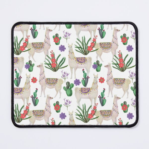 Item preview, Llama Cactus Watercolor Pattern designed and sold by LittleFunky79.