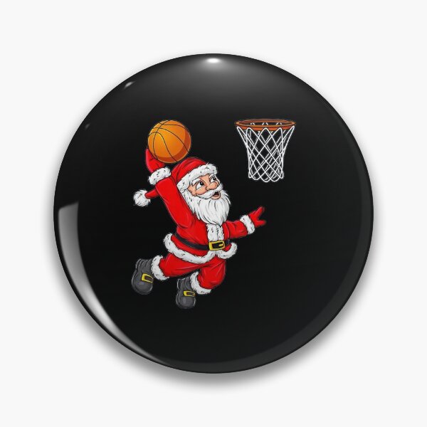 Item preview, Christmas Santa Claus Dunking A Basketball Xmas designed and sold by mariamontemaxwn.
