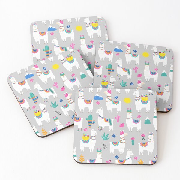 Item preview, Llama Hand Drawn Illustration Pattern designed and sold by LittleFunky79.