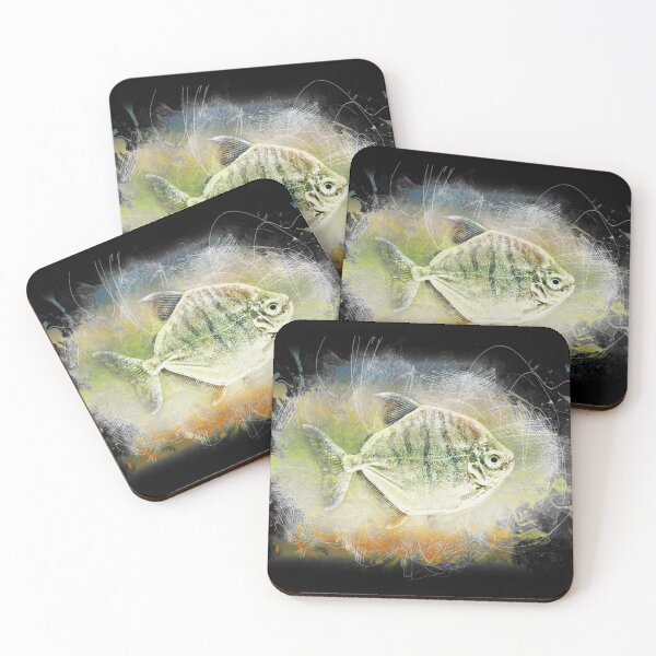 Item preview, Striped disc tetra - Metynnis fasciatus designed and sold by AquariumLutter.