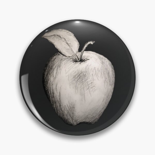 Item preview, Graphite Apple Sketch designed and sold by Abbie-Boone.