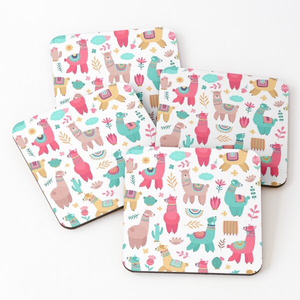 Item preview, Multicolor Llama Pattern designed and sold by LittleFunky79.