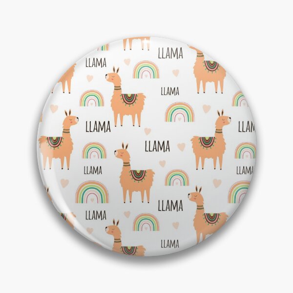Item preview, Orange Llama Rainbow Pattern designed and sold by LittleFunky79.
