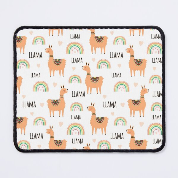 Item preview, Orange Llama Rainbow Pattern designed and sold by LittleFunky79.