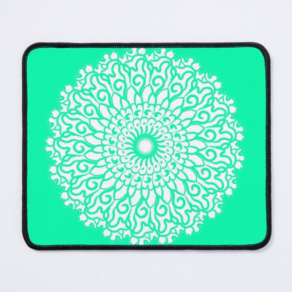 Item preview, Aqua Blue Flower Doodle designed and sold by Sowbhagya M.
