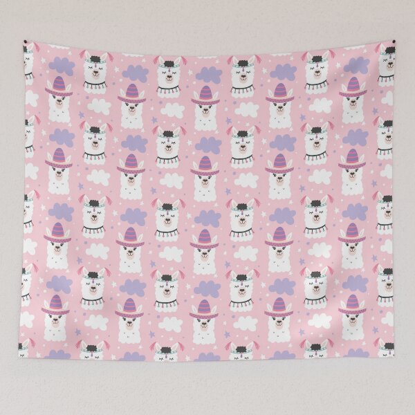Item preview, Pink Dreamy Llama Pattern designed and sold by LittleFunky79.