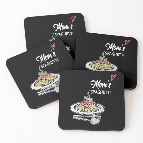 Item preview, Moms Spaghetti Black Color designed and sold by anjanaartz.