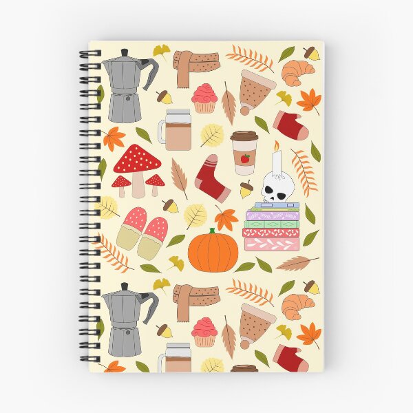 Item preview, Cute Autumn Hygge Pattern designed and sold by Miss Tea Positive.