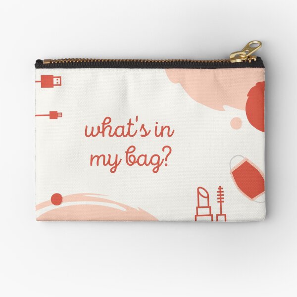 What’s In My Bag Zipper Pouch